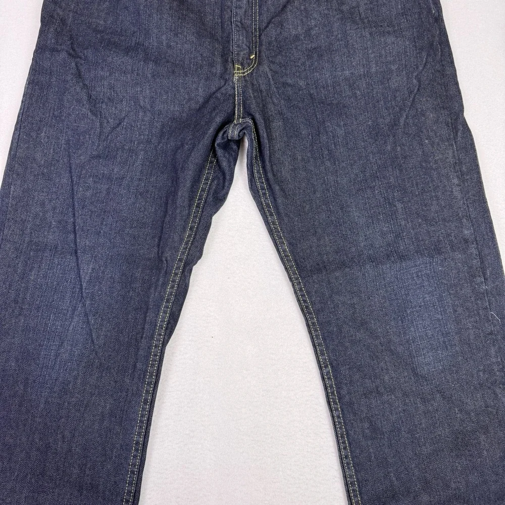 Levi's‎ 559 Relaxed Straight Jeans Men's 42x32 Dark Indigo Wash Waterless Denim